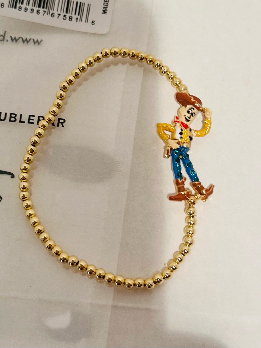 Baublebar NWT Disney Toy Story Woody Pisa Bracelet